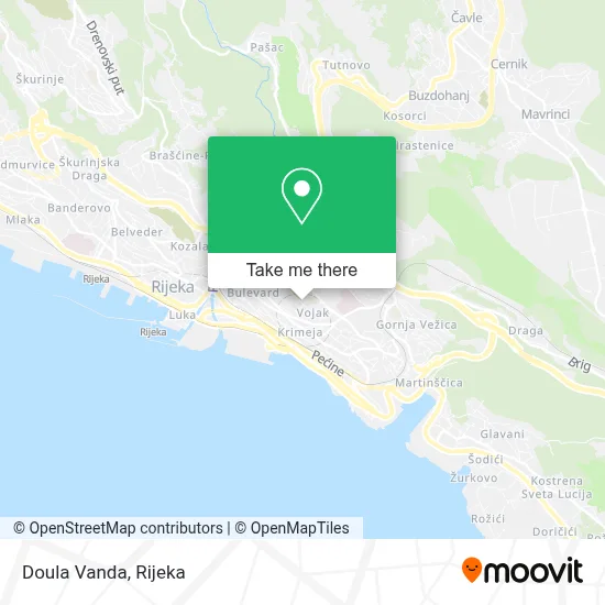 Doula Vanda map