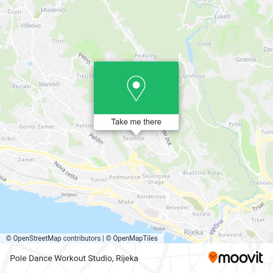Pole Dance Workout Studio map