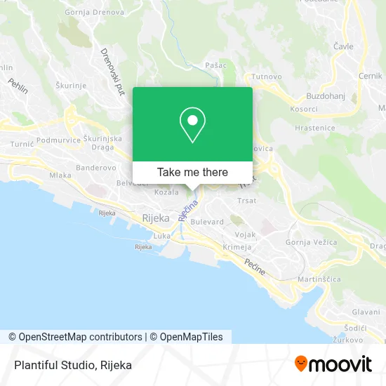 Plantiful Studio map