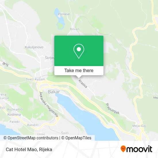 Cat Hotel Mao map