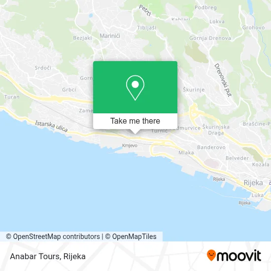 Anabar Tours map