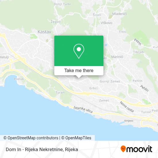 Dom In -  Rijeka Nekretnine map