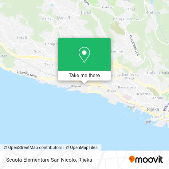 Scuola Elementare San Nicolo map