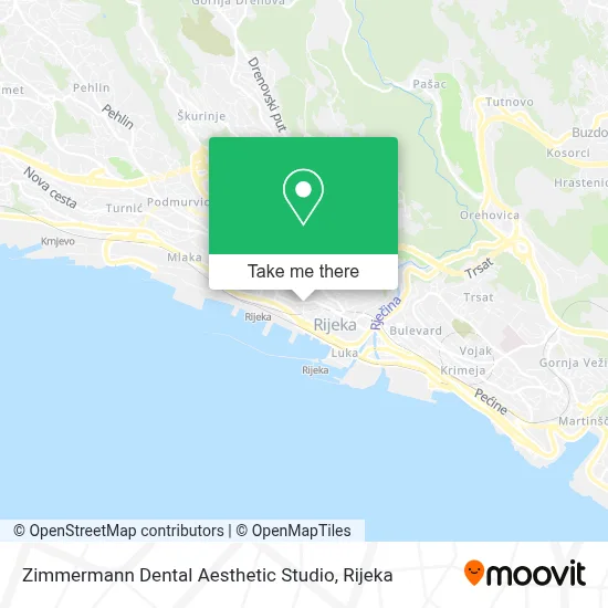 Zimmermann Dental Aesthetic Studio map