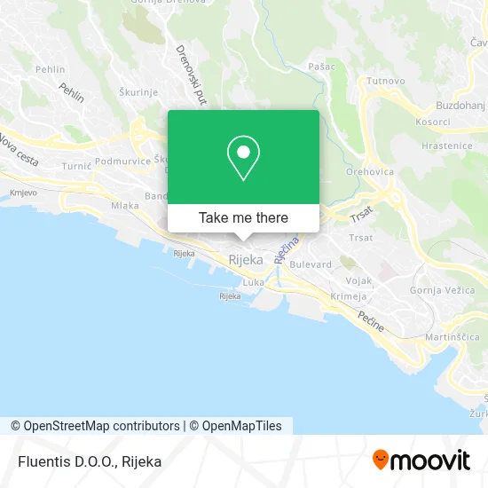 Fluentis D.O.O. map
