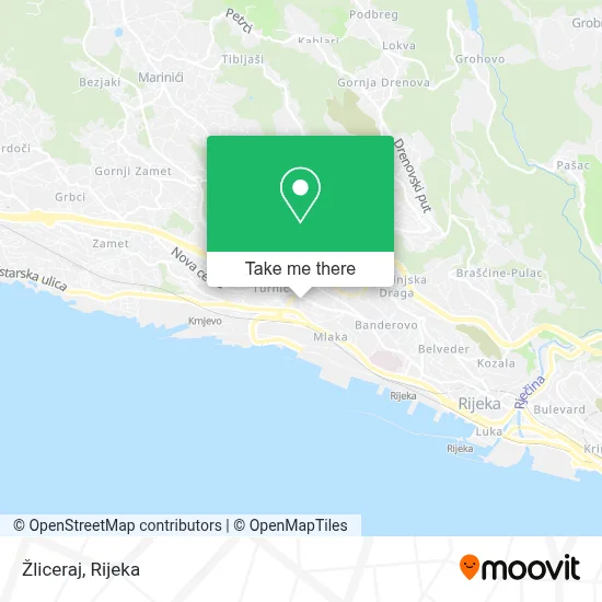 Žliceraj map