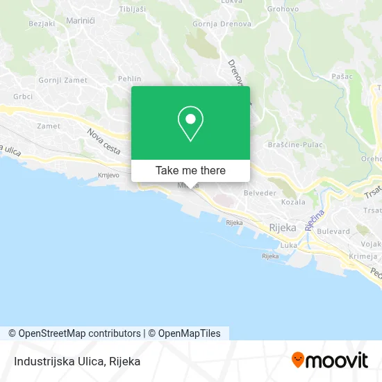 Industrijska Ulica map