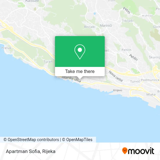 Apartman Sofia map