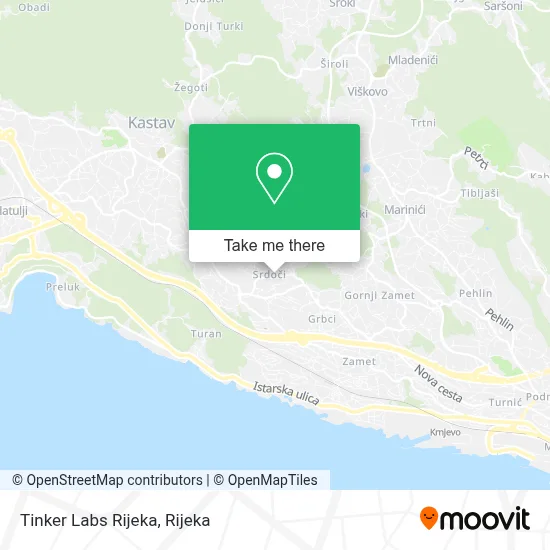 Tinker Labs Rijeka map