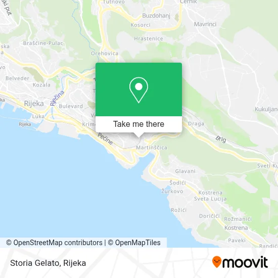 Storia Gelato map