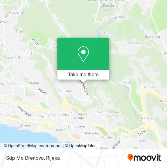 Sdp Mo Drenova map