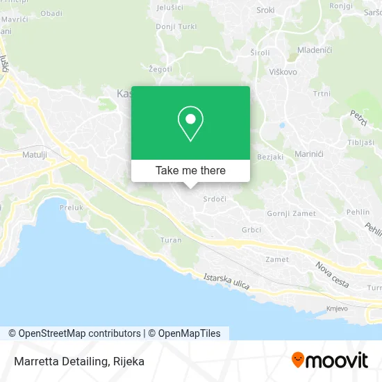 Marretta Detailing map