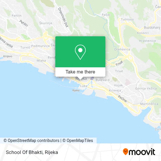 School Of Bhakti map