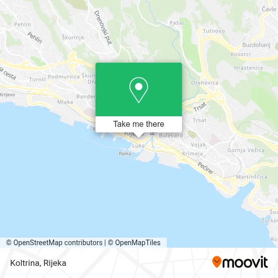 Koltrina map