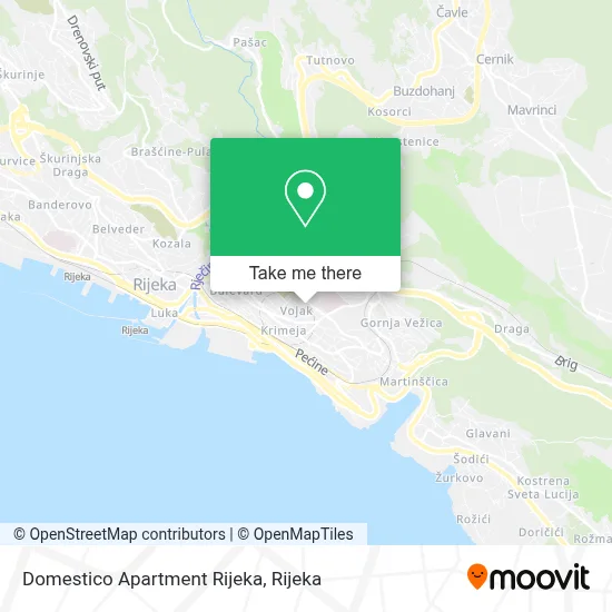 Domestico Apartment Rijeka map