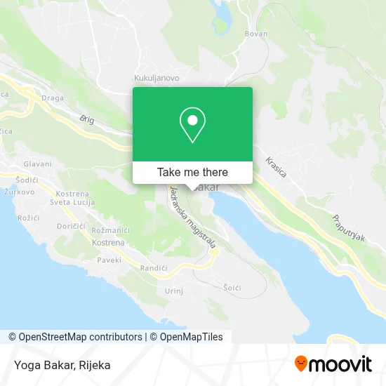 Yoga Bakar map