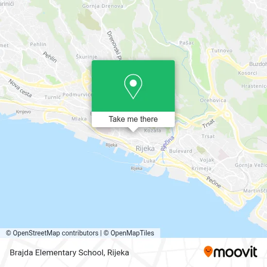 Brajda Elementary School map