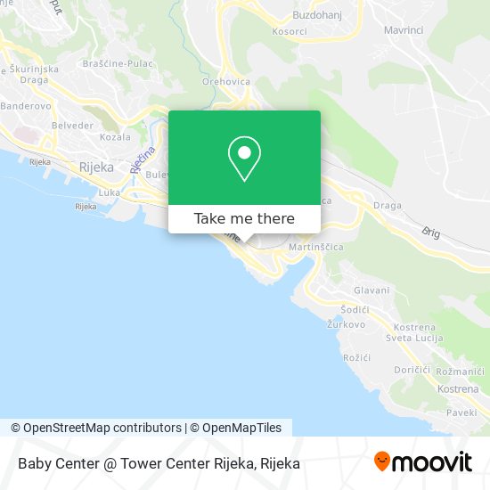 Baby Center @ Tower Center Rijeka map