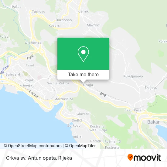 Crkva sv. Antun opata map