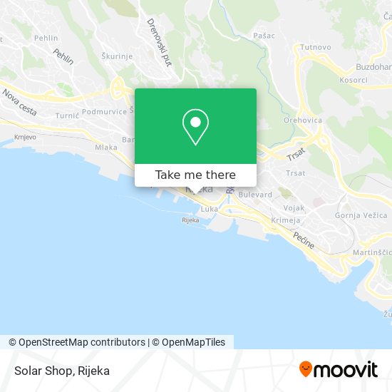 Solar Shop map