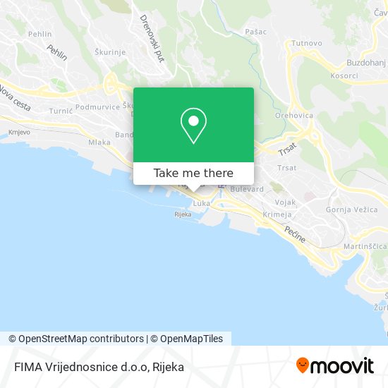 FIMA Vrijednosnice d.o.o map