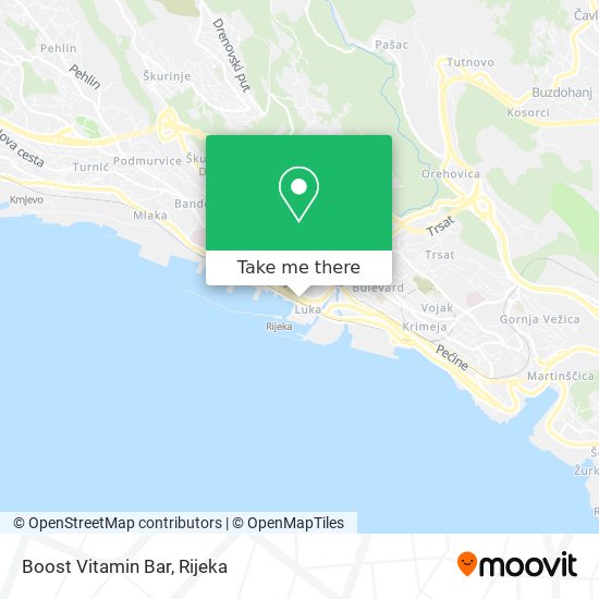 Boost Vitamin Bar map