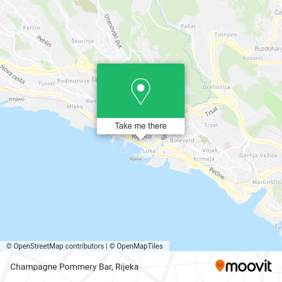 Champagne Pommery Bar map
