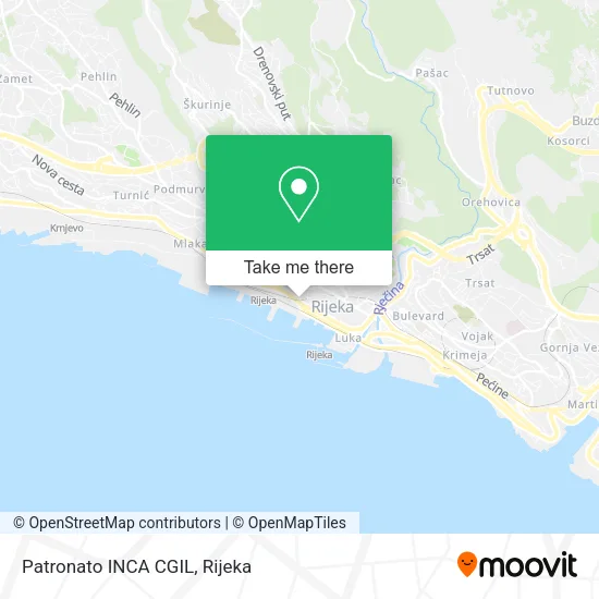 Patronato INCA CGIL map