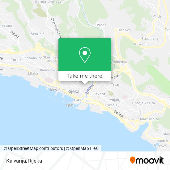 Kalvarija map