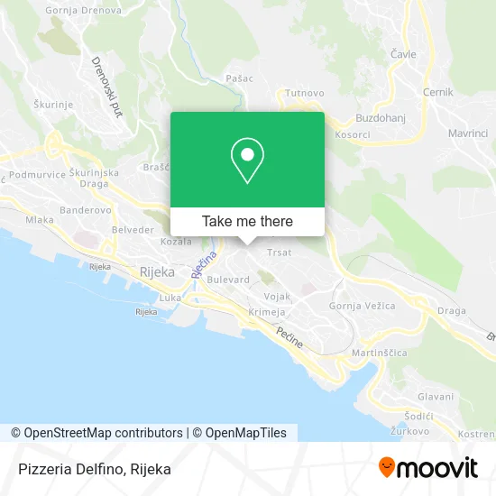 Pizzeria Delfino map
