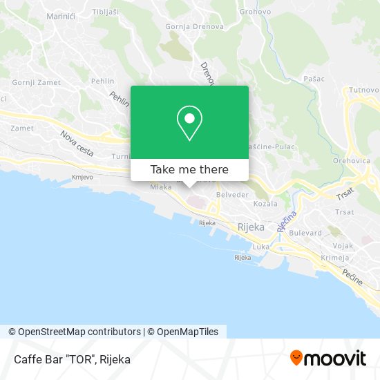 Caffe Bar "TOR" map