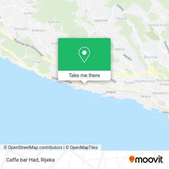 Caffe bar Had map