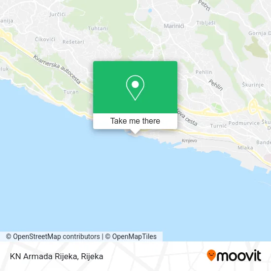 KN Armada Rijeka map
