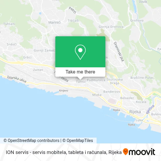 ION servis - servis mobitela, tableta i računala map
