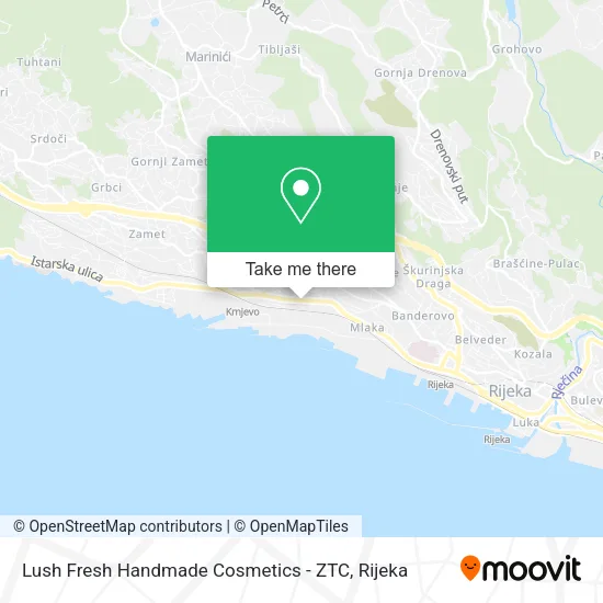 Lush Fresh Handmade Cosmetics - ZTC map