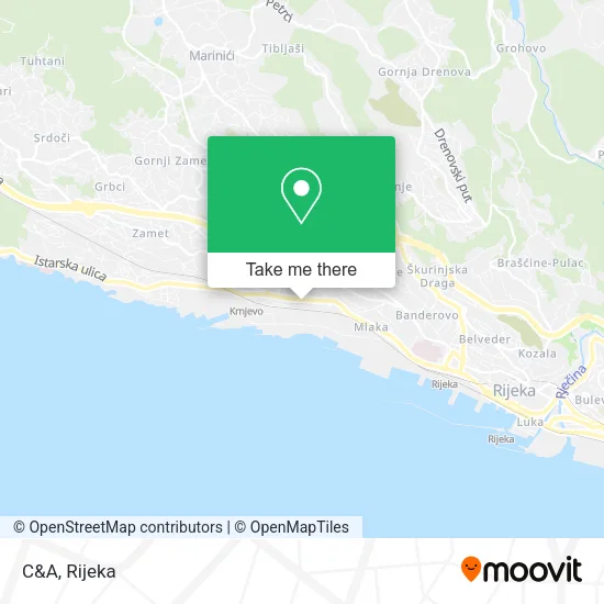 C&A map