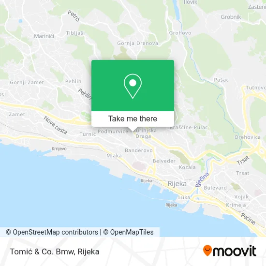 Tomić & Co. Bmw map