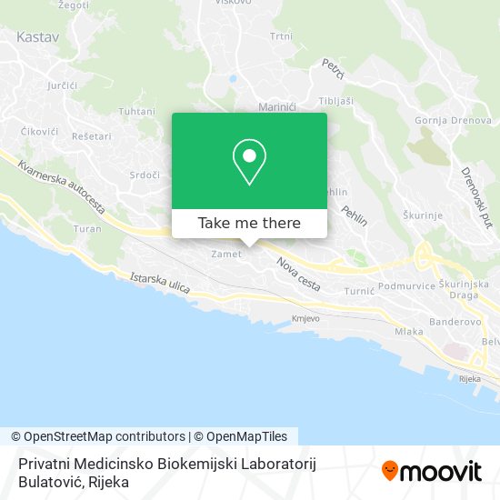 Privatni Medicinsko Biokemijski Laboratorij Bulatović map