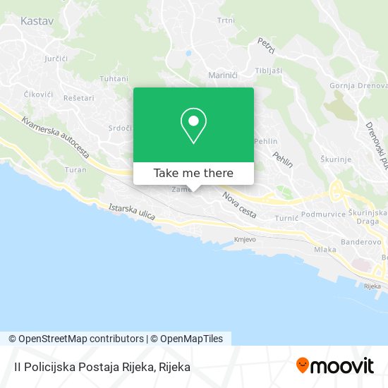 II Policijska Postaja Rijeka map