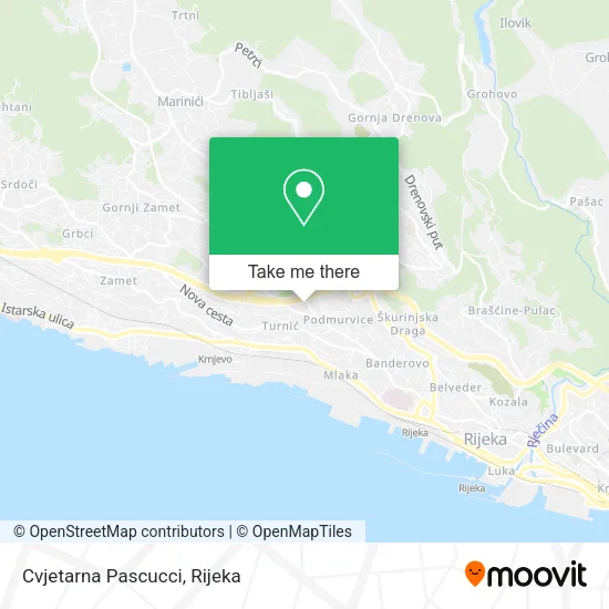 Cvjetarna Pascucci map