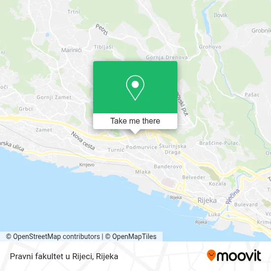 Pravni fakultet u Rijeci map
