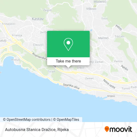 Autobusna Stanica Dražice map