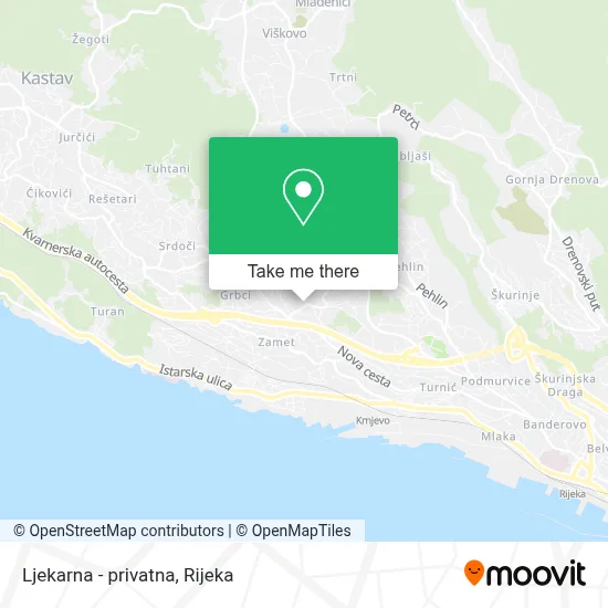 Ljekarna - privatna map