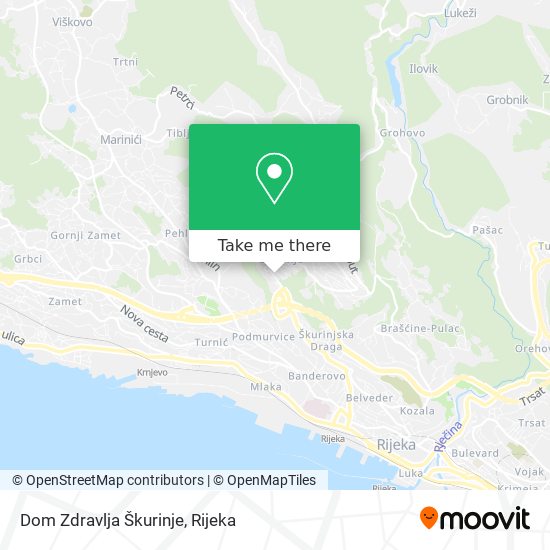 Dom Zdravlja Škurinje map