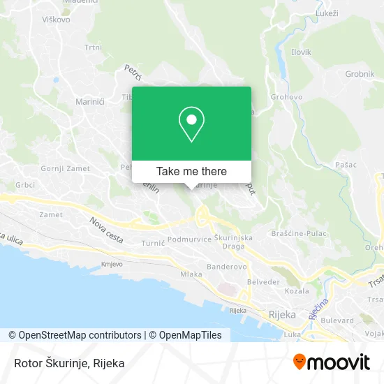 Rotor Škurinje map