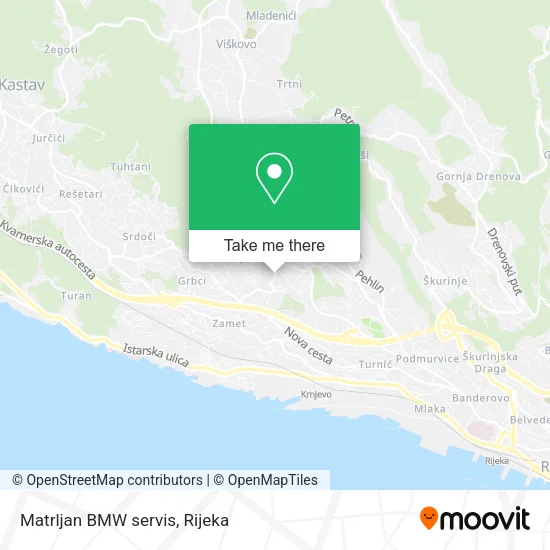 Matrljan BMW servis map