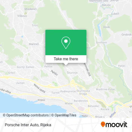 Porsche Inter Auto map