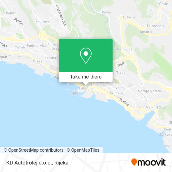 KD Autotrolej d.o.o. map