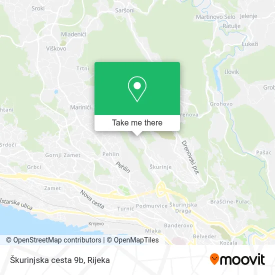 Škurinjska cesta 9b map