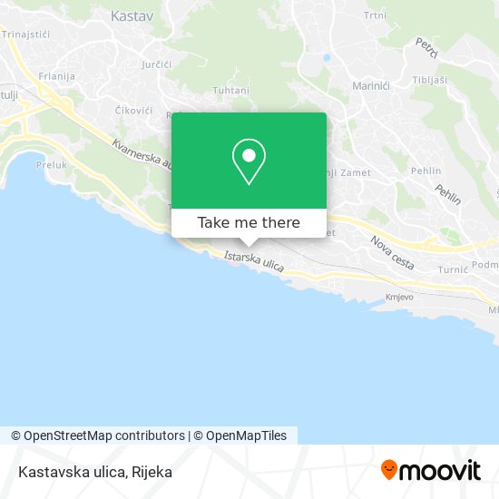 Kastavska ulica map